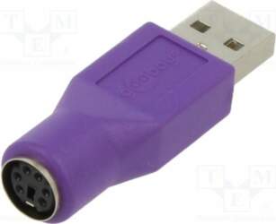 Adapter USB-PS2; PS/2 socket,USB A