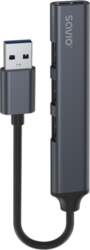 Adapteris Savio USB-A – 3 ×