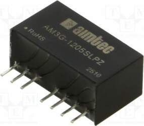 AIMTEC Converter: DC/DC; 3W; Uin: 9÷18VDC