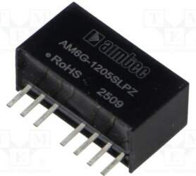 AIMTEC Converter: DC/DC; 6W; Uin: 9÷18VDC