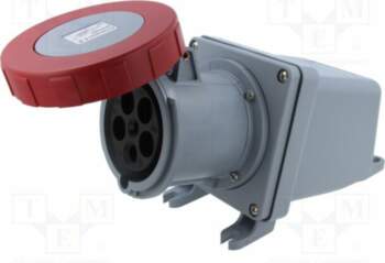 AMPHENOL Connector: AC supply 3-phase; socket