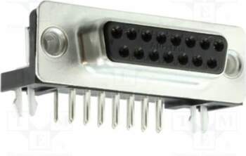 AMPHENOL Connector: D-Sub; PIN: 15; socket
