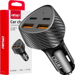Auto USB lādētājs 50W 2xUSB-A +
