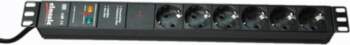 Bachmann 19" socket strip 6-way with