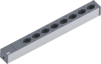 Bachmann 19" socket strip, 8xT13 sockets