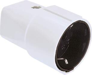 Bachmann central earthing contact coupling, white