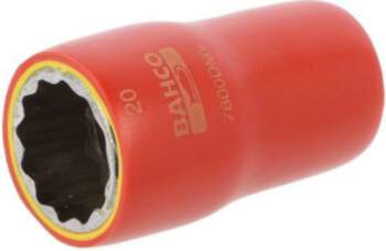 BAHCO Socket: 12-angles; insulated,socket spanner