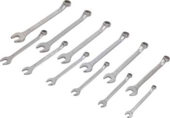 BAHCO Wrench: combination spanner-set; bent; 12pcs