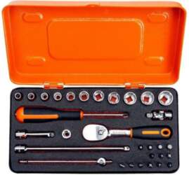 BAHCO Wrench-set; 12-angles,socket spanner; 1/4"