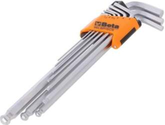 BETA Wrench: hex key-set; long; 9pcs