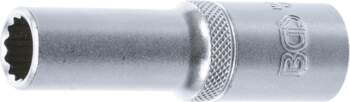 BGS TECHNIC Socket 12-p, deep 1/2&quot