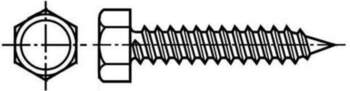 BOSSARD Screw; 4.8x13; Head: hexagonal