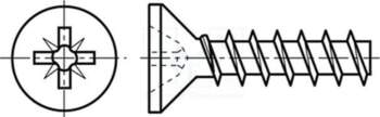 BOSSARD Screw; for plastic; 2.2x6