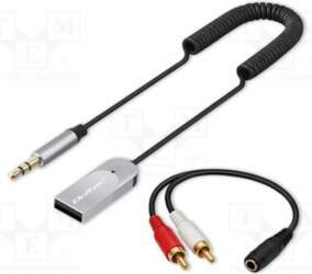 BT receiver; black; wireless; PnP; 10m