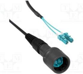 BULGIN Fiber patch cord; LC duplex