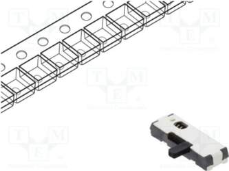 C&K Switch: slide; Pos: 2; SPDT
