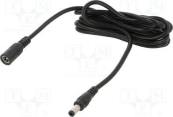 Cable; 2x0.5mm2; DC 5,5/2