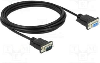 Cable; D-Sub 9pin socket,D-Sub 9pin
