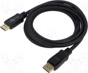 Cable; DisplayPort plug,both sides; PVC