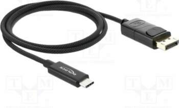 Cable; DisplayPort plug,USB C plug