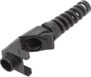 Cable gland; angular,with strain relief