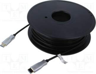Cable; HDMI plug,both sides; 40m