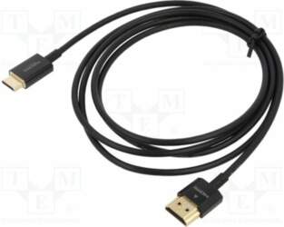 Cable; HDMI plug,mini HDMI plug