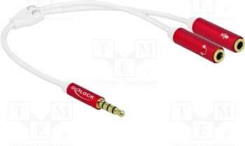 Cable; Jack 3.5mm 4pin socket