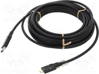 Cable; optical; USB A plug,USB