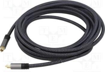 Cable; Toslink plug,both sides; 5m