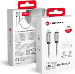 Cable USB C to Lightning Forcell