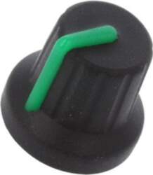 CLIFF Knob; with pointer; rubber,plastic
