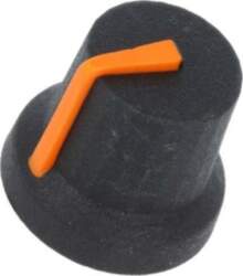 CLIFF Knob; with pointer; rubber,plastic