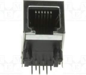 Connector: RJ12; socket; PIN: 6; shielded