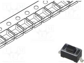 CONNFLY Microswitch TACT; SPST; Pos: 2