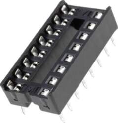 CONNFLY Socket: integrated circuits; DIP16; 7