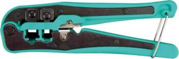 Crimping & cutting tool for modular