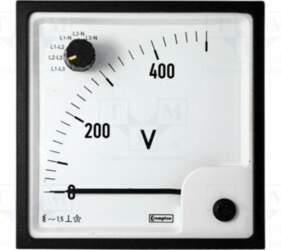 CROMPTON / TE CONNECTIVITY Voltmeter; on