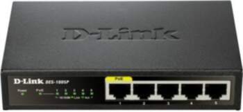 D-Link DES-1005P network switch Unmanaged Black