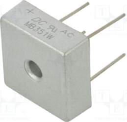 DC COMPONENTS Bridge rectifier: single-phase; Urmax: