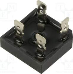 DC COMPONENTS Bridge rectifier: single-phase; Urmax: