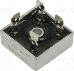 DC COMPONENTS Bridge rectifier: single-phase; Urmax: