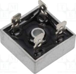 DC COMPONENTS Bridge rectifier: single-phase; Urmax: