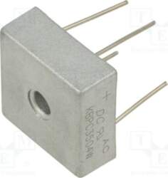 DC COMPONENTS Bridge rectifier: single-phase; Urmax:
