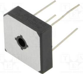 DC COMPONENTS Bridge rectifier: single-phase; Urmax: