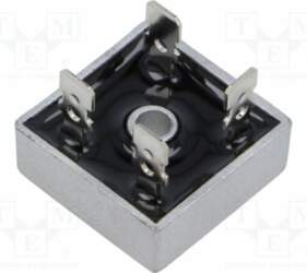 DC COMPONENTS Bridge rectifier: single-phase; Urmax: