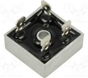 DC COMPONENTS Bridge rectifier: single-phase; Urmax: