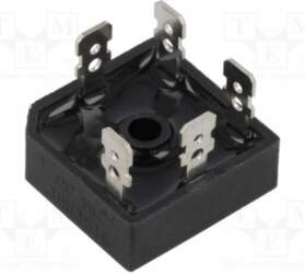 DC COMPONENTS Bridge rectifier: three-phase; Urmax:
