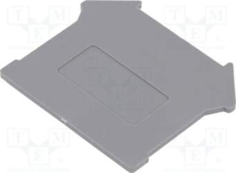 DEGSON ELECTRONICS Separating plate; grey |