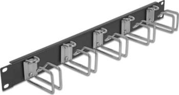 Delock 19" Cable Management Panel black